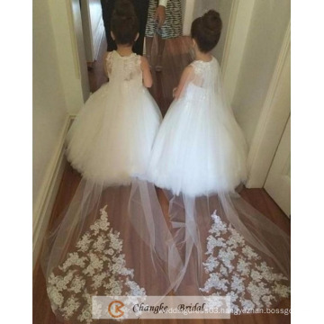 High Quality Puffy Flower Girl Dresses Wedding Party Dresses 2017 Free Cappa Factory